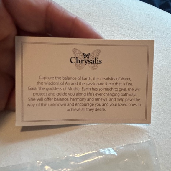 CHRYSALIS • Earth Blue Wrap Bangle Bracelet • Adjustable • - Picture 6 of 9